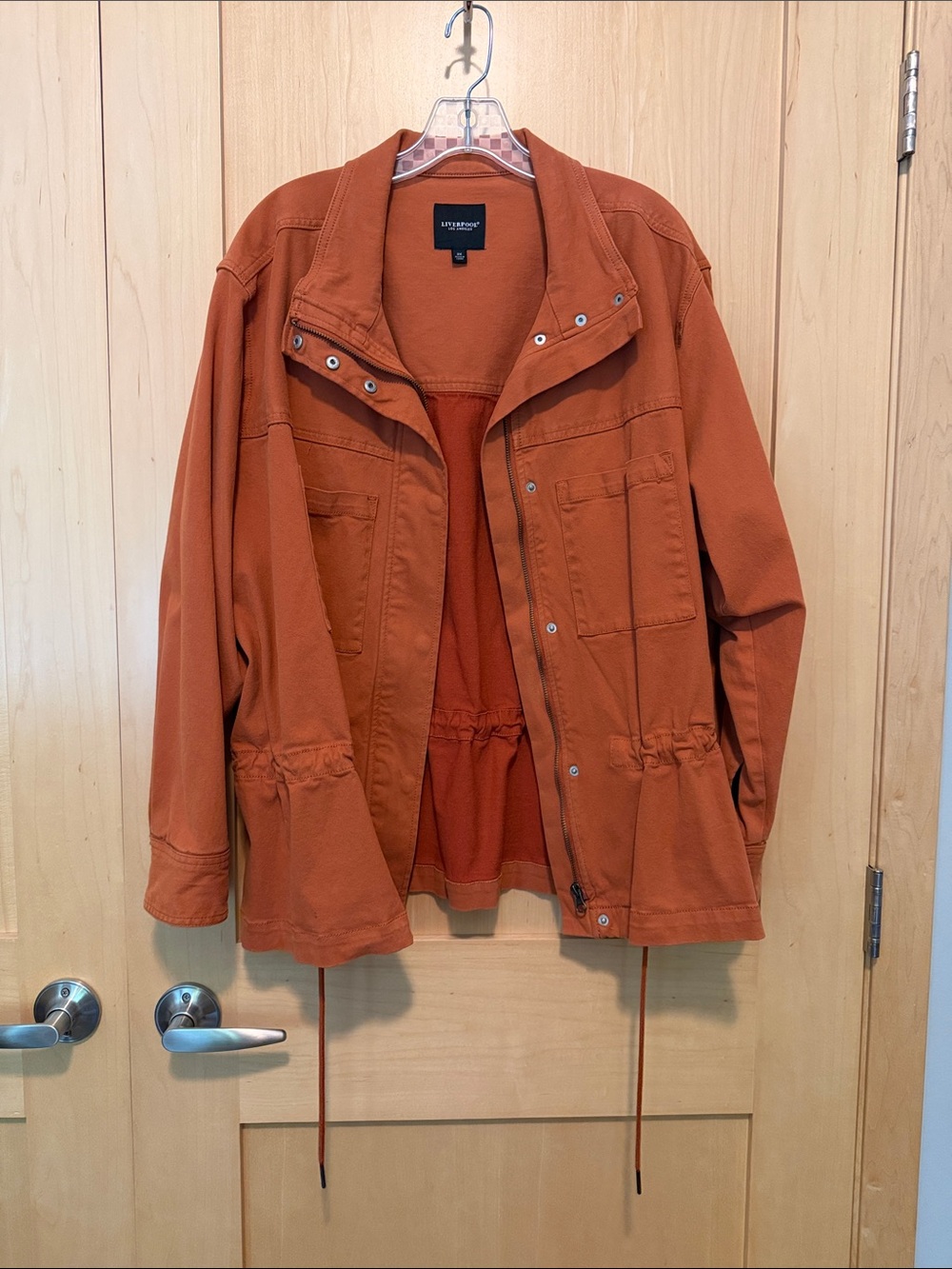 Liverpool Curry Spice Franceska Cinched Jacket - NWOT